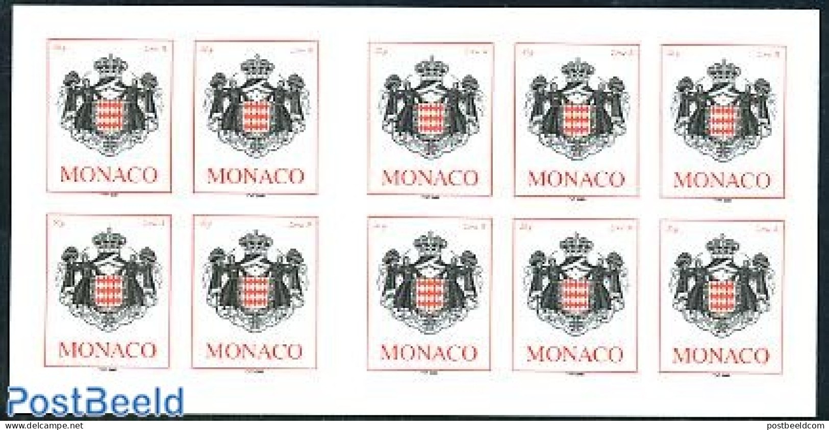 Monaco 2006 Coat Of Arms Booklet S-a, Mint NH, History - Coat Of Arms - Stamp Booklets - Ungebraucht