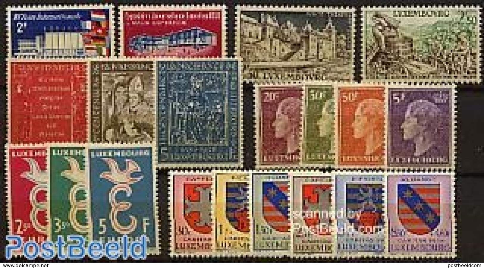 Luxemburg 1958 Yearset 1958 (20v), Mint NH, Various - Yearsets (by Country) - Neufs