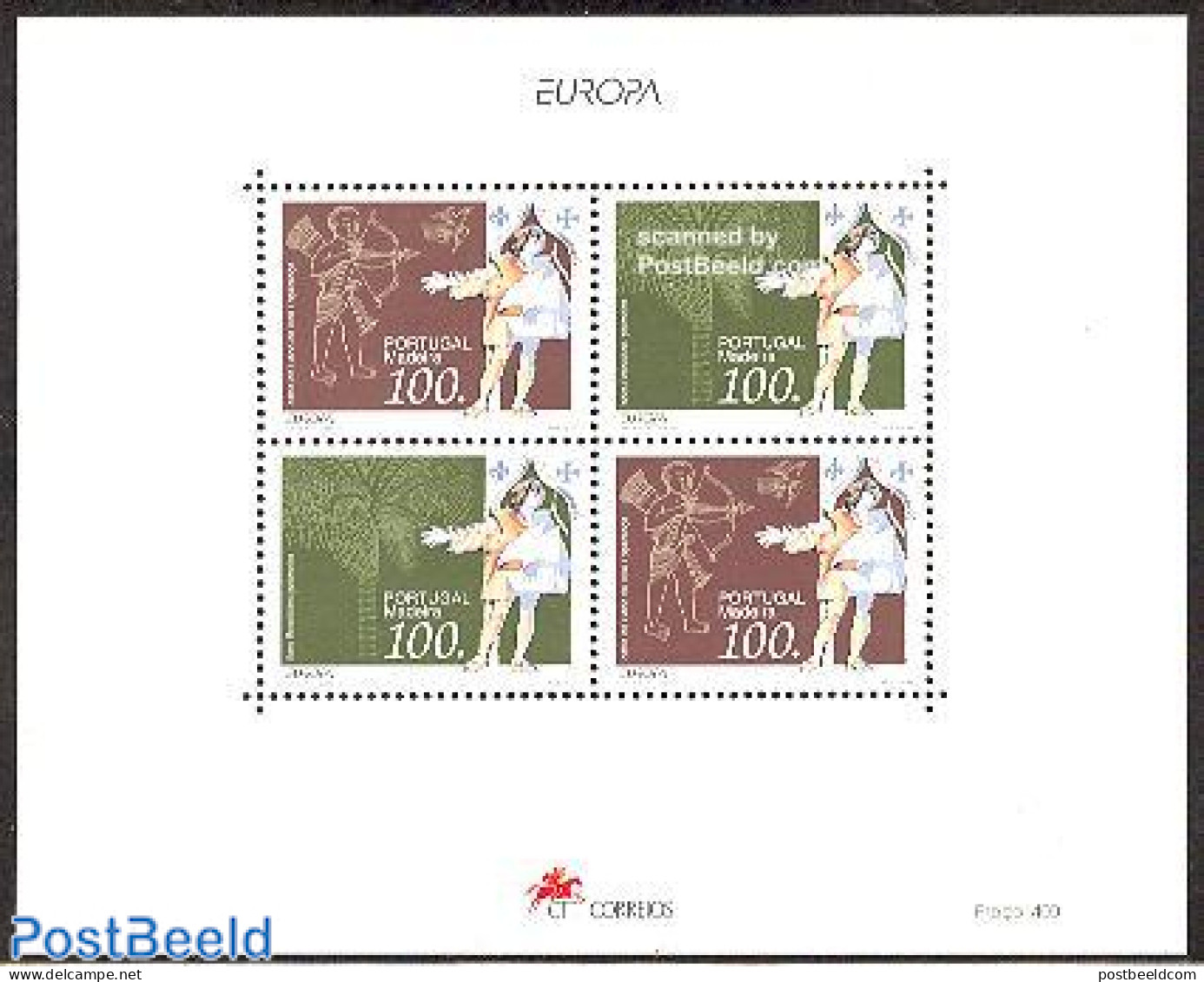 Madeira 1994 Europa, Discoveries S/s, Mint NH, History - Nature - Europa (cept) - Explorers - Trees & Forests - Explorers