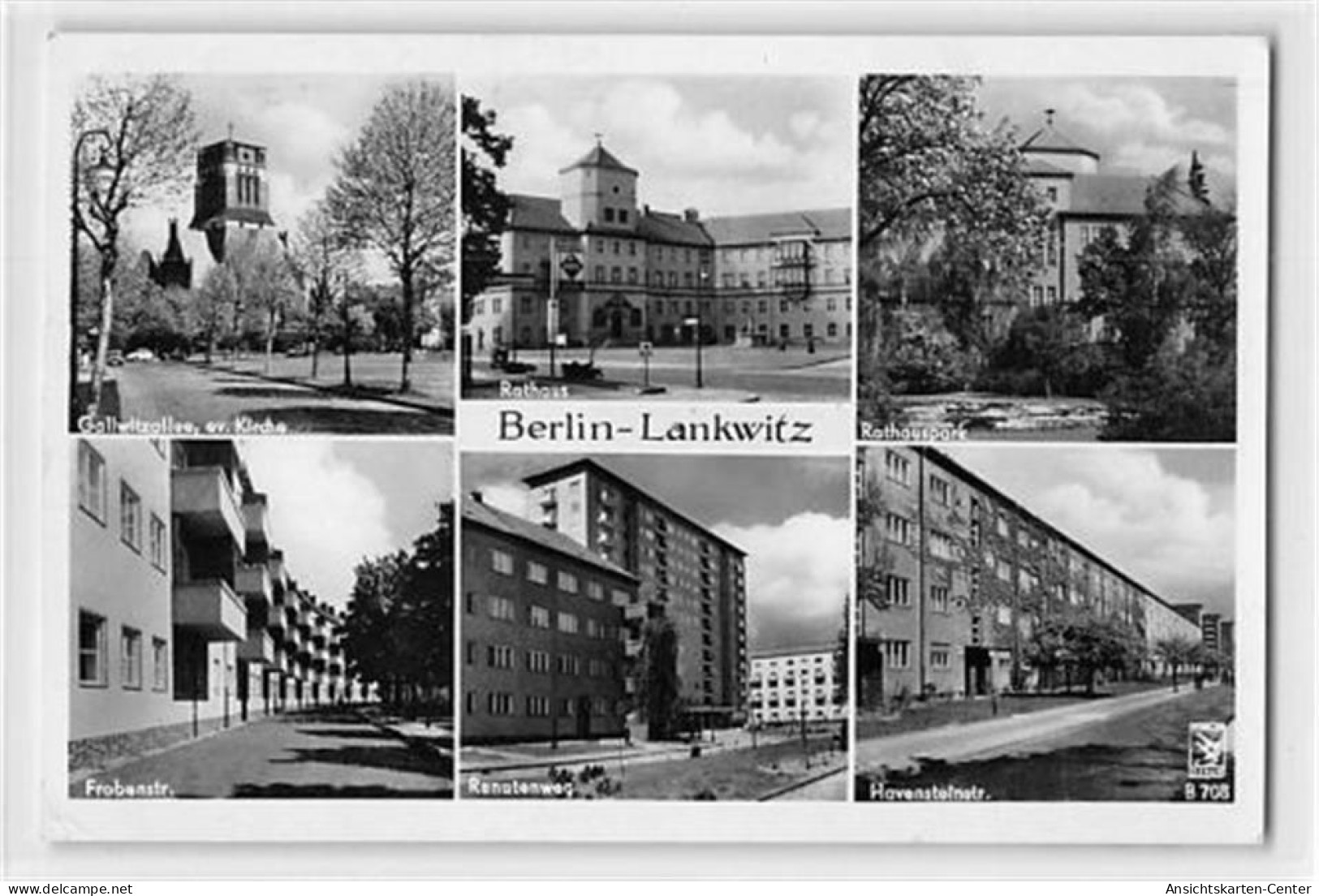 39123711 - Berlin-Lankwitz Mit Frobenstrasse Und Havensteinstrasse Gelaufen. Leicht Buegig, Sonst Gut Erhalten - Autres & Non Classés