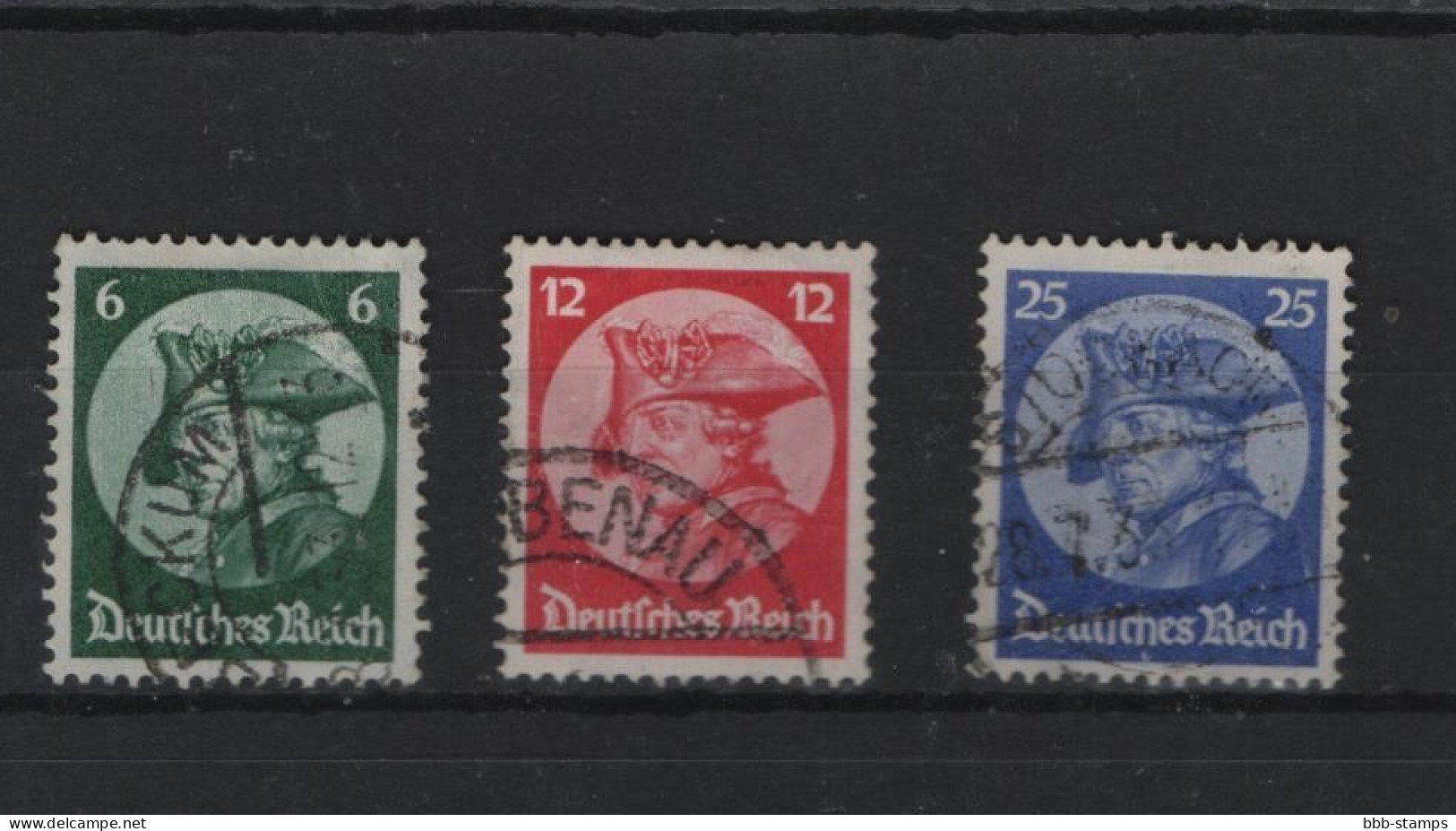 Deutsches Reich  Michel Kat.Nr Geswt 479/481 (3) - Gebruikt