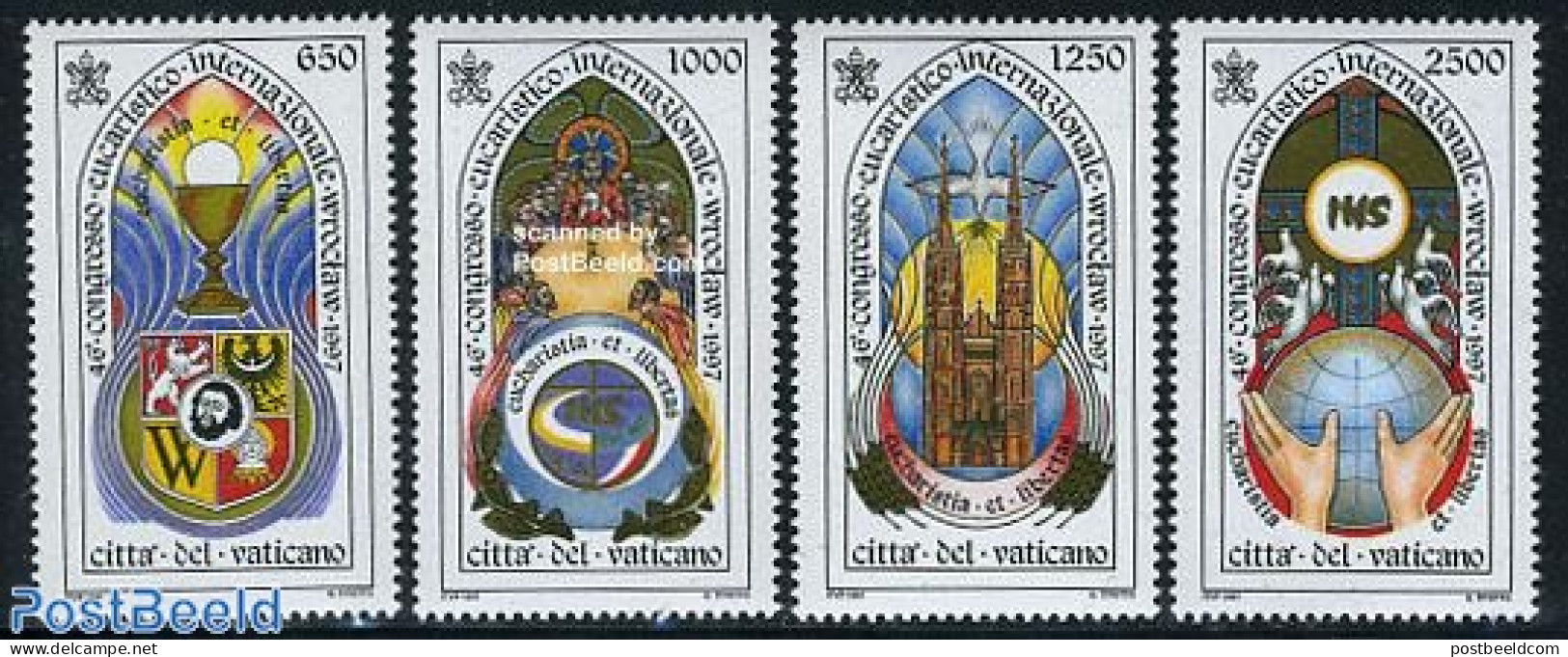 Vatican 1997 Eucharistic Congress 4v, Mint NH, Religion - Religion - Unused Stamps