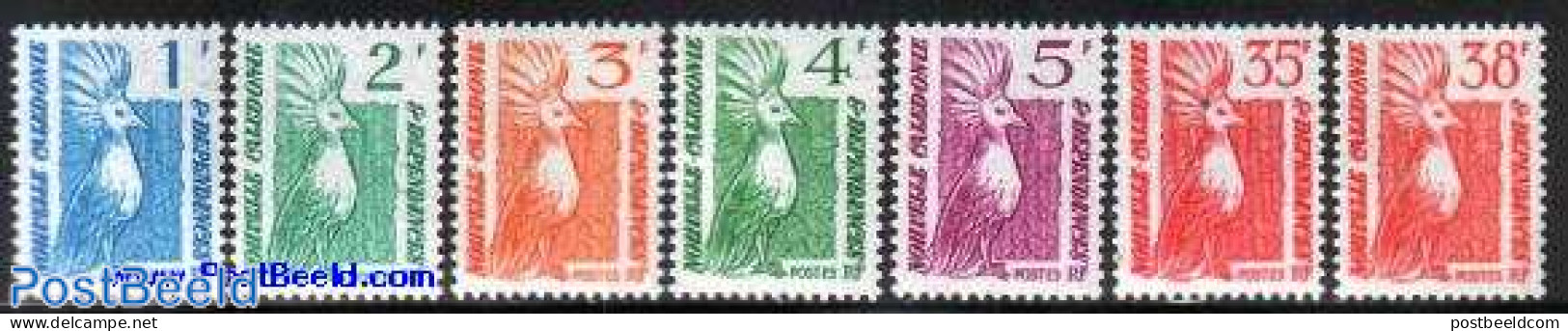 New Caledonia 1985 Definitives, Birds 7v, Mint NH, Nature - Birds - Neufs