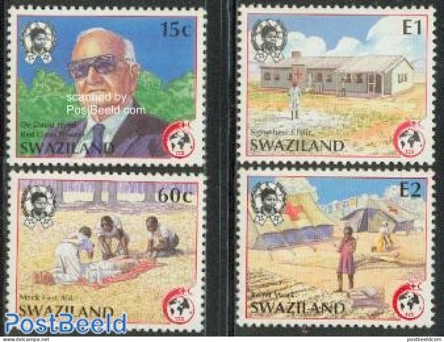Eswatini/Swaziland 1989 Red Cross 4v, Mint NH, Health - Red Cross - Croix-Rouge