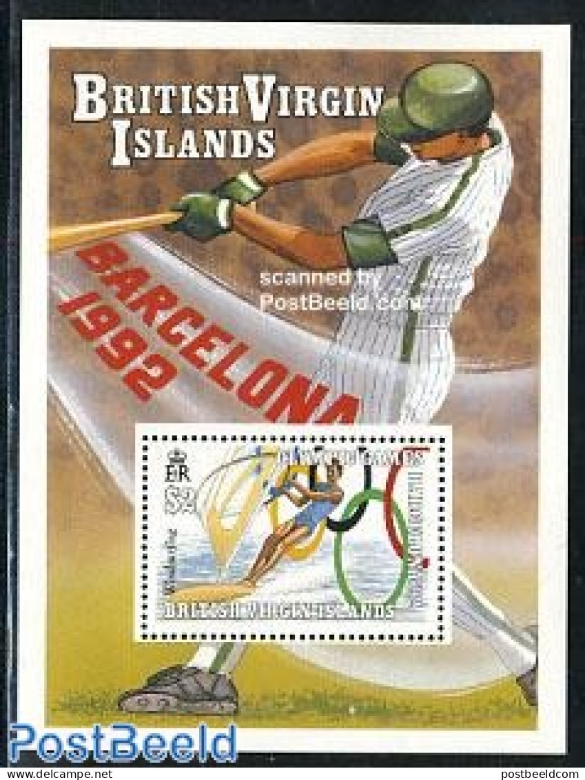 Virgin Islands 1990 Olympic Games S/s, Mint NH, Sport - Olympic Games - Sailing - Sailing