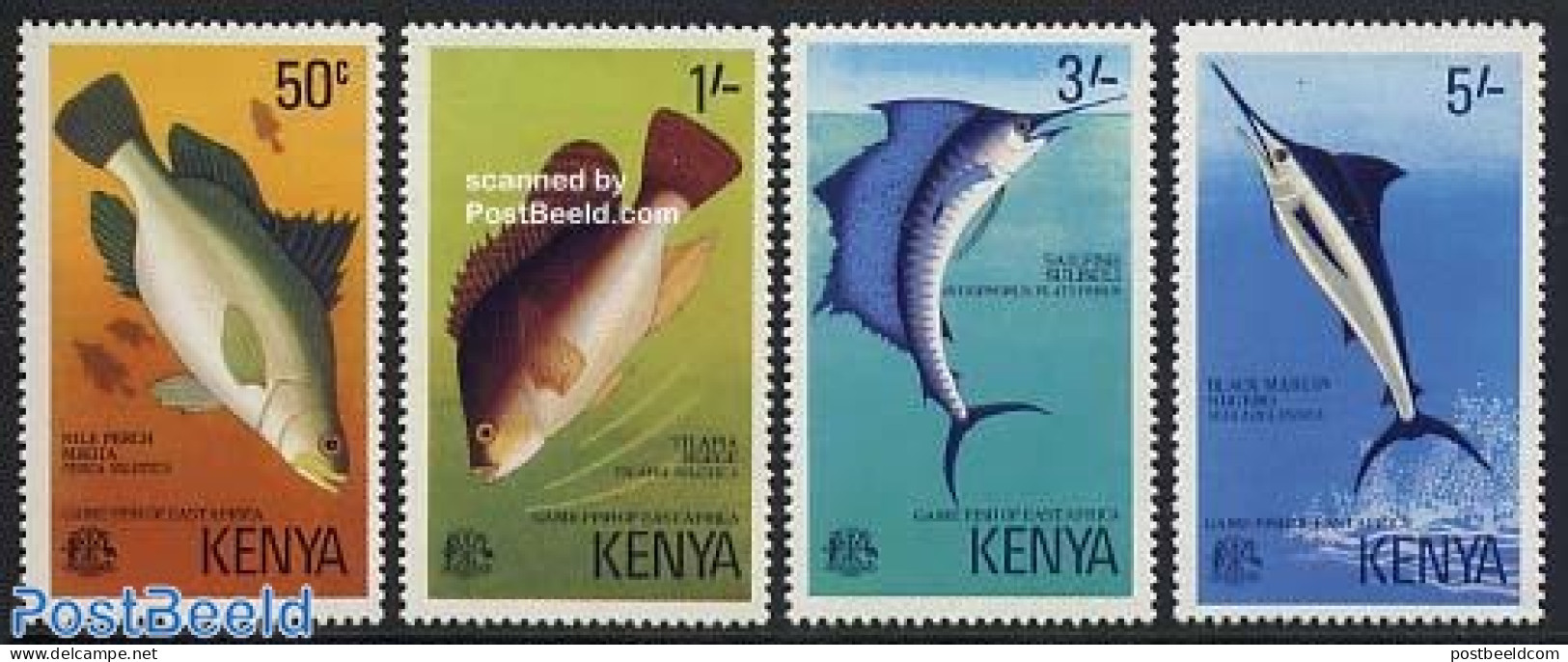 Kenia 1977 Fish 4v, Mint NH, Nature - Fish - Poissons