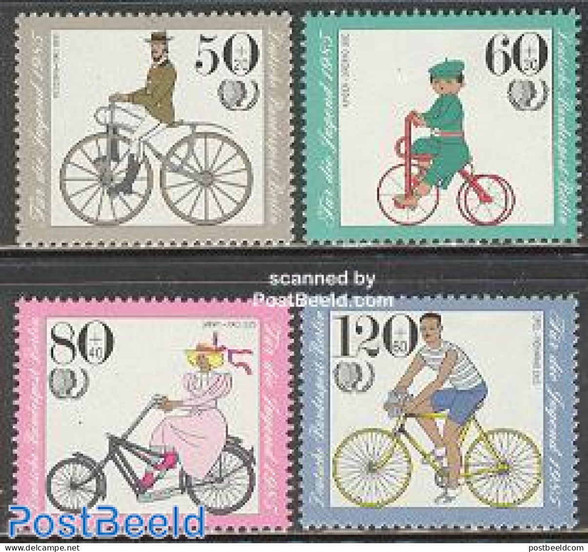 Germany, Berlin 1985 Youth 4v, Mint NH, Sport - Various - Cycling - International Youth Year 1984 - Art - Fashion - Unused Stamps