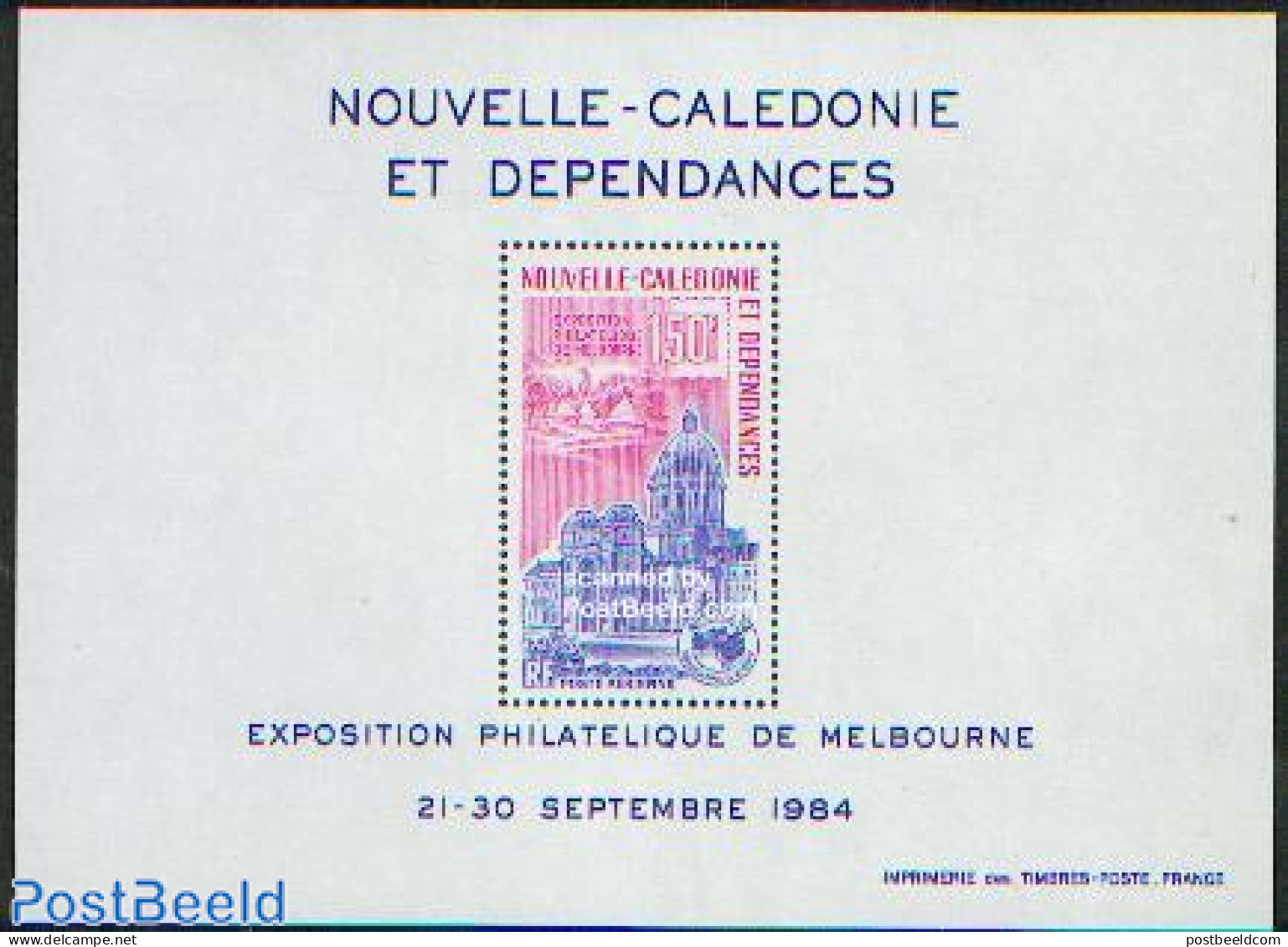 New Caledonia 1984 Aussipex S/s, Mint NH, Philately - Art - Architecture - Unused Stamps