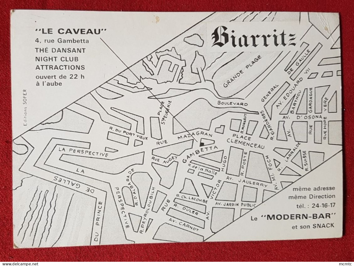 CPM - Biarritz - Le Caveau - Night Club - Biarritz