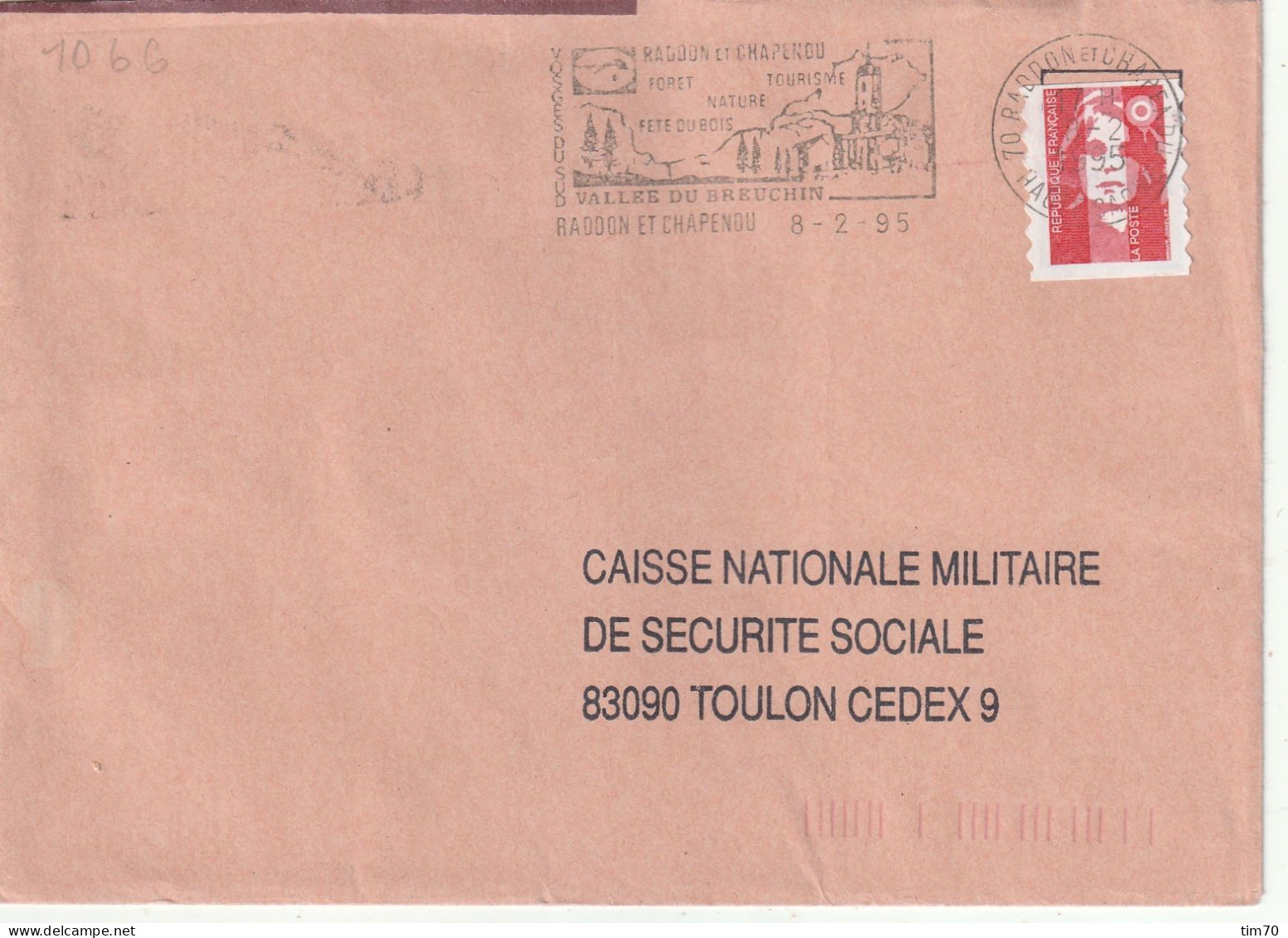 FLAMME  PERMANENTE  N°  2874   70   RADDON  LE  CHAPENOU - Mechanical Postmarks (Advertisement)
