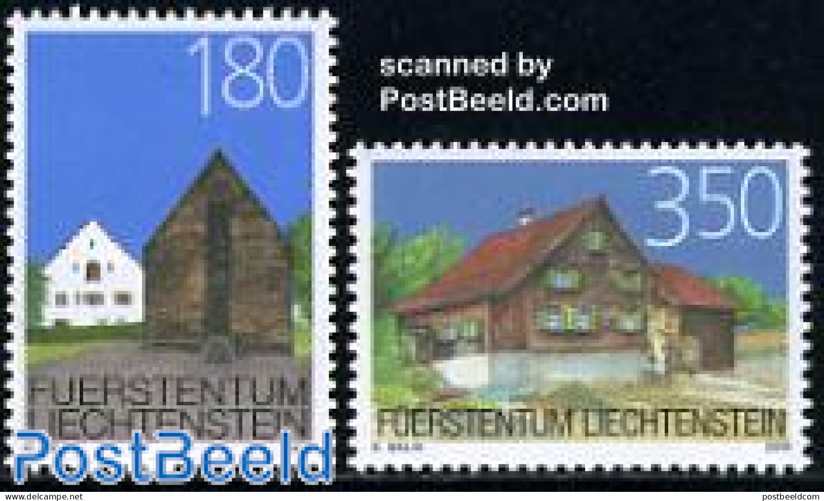 Liechtenstein 2006 Definitives, Architecture 2v, Mint NH, Art - Architecture - Unused Stamps