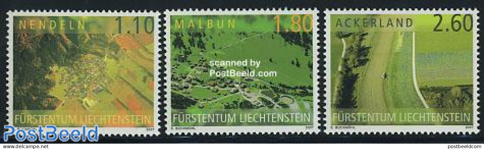 Liechtenstein 2007 Liechtenstein From Above 3v, Mint NH - Ungebraucht