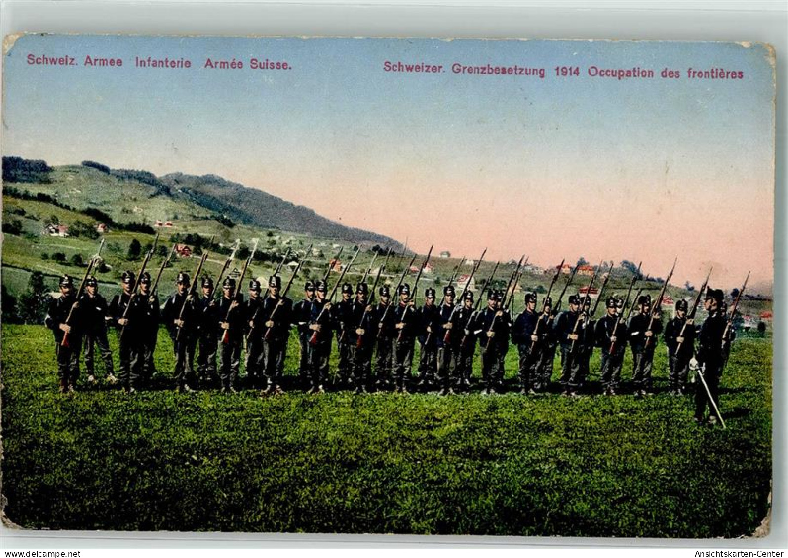 39693311 - Schw. Grenzbesetzung 1914 Infanterie - Other & Unclassified