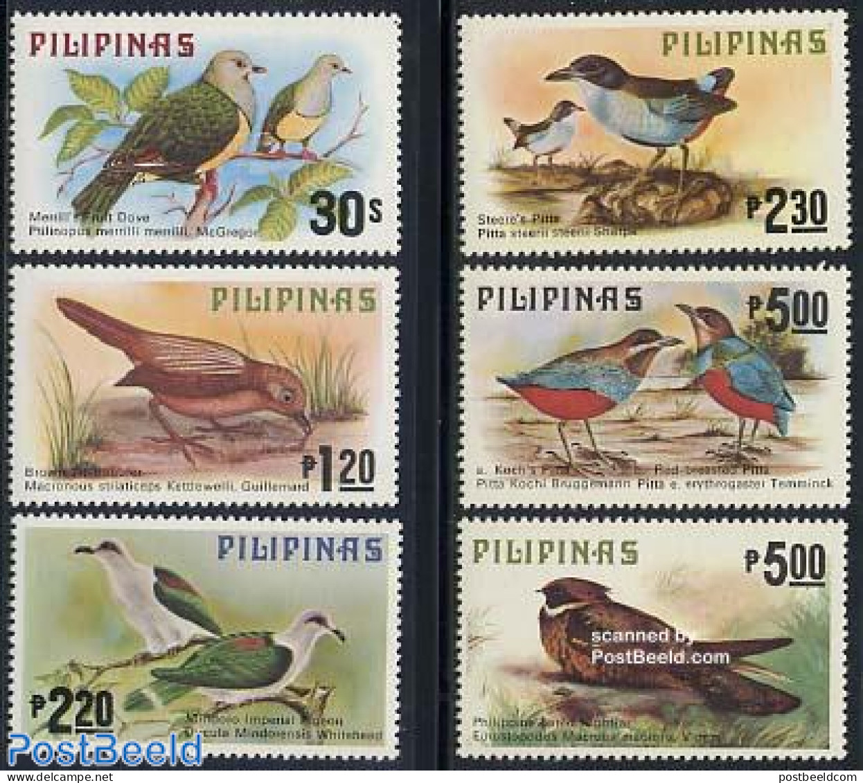 Philippines 1979 Birds 6v, Mint NH, Nature - Birds - Philippines