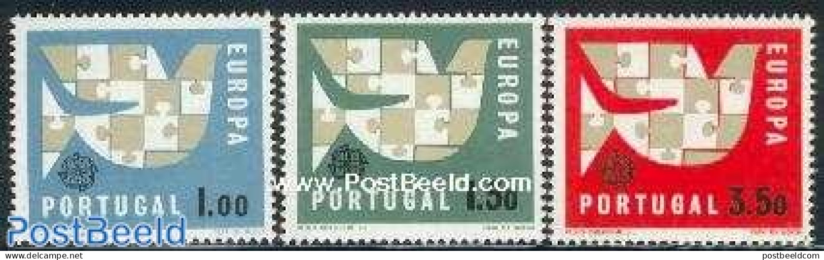 Portugal 1963 Europa 3v, Mint NH, History - Europa (cept) - Unused Stamps