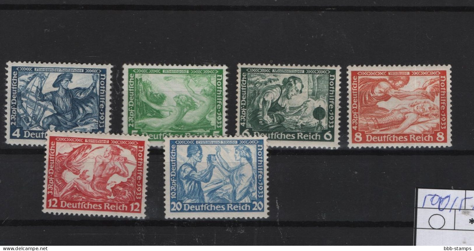 Deutsches Reich  Michel Kat.Nr Postfr/** 500/505 - Unused Stamps