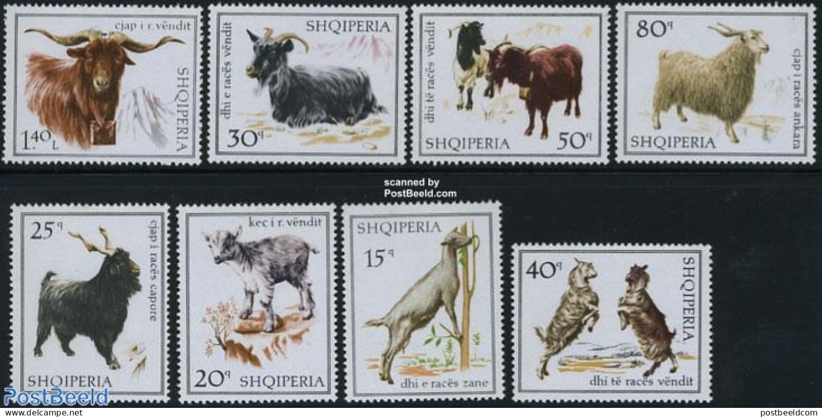 Albania 1968 Domestic Animals 8v, Mint NH, Nature - Animals (others & Mixed) - Cattle - Albania