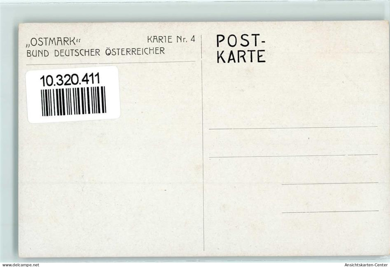 10320411 - Ostmark Karte Nr. 4 AK - Kutzer, Ernst