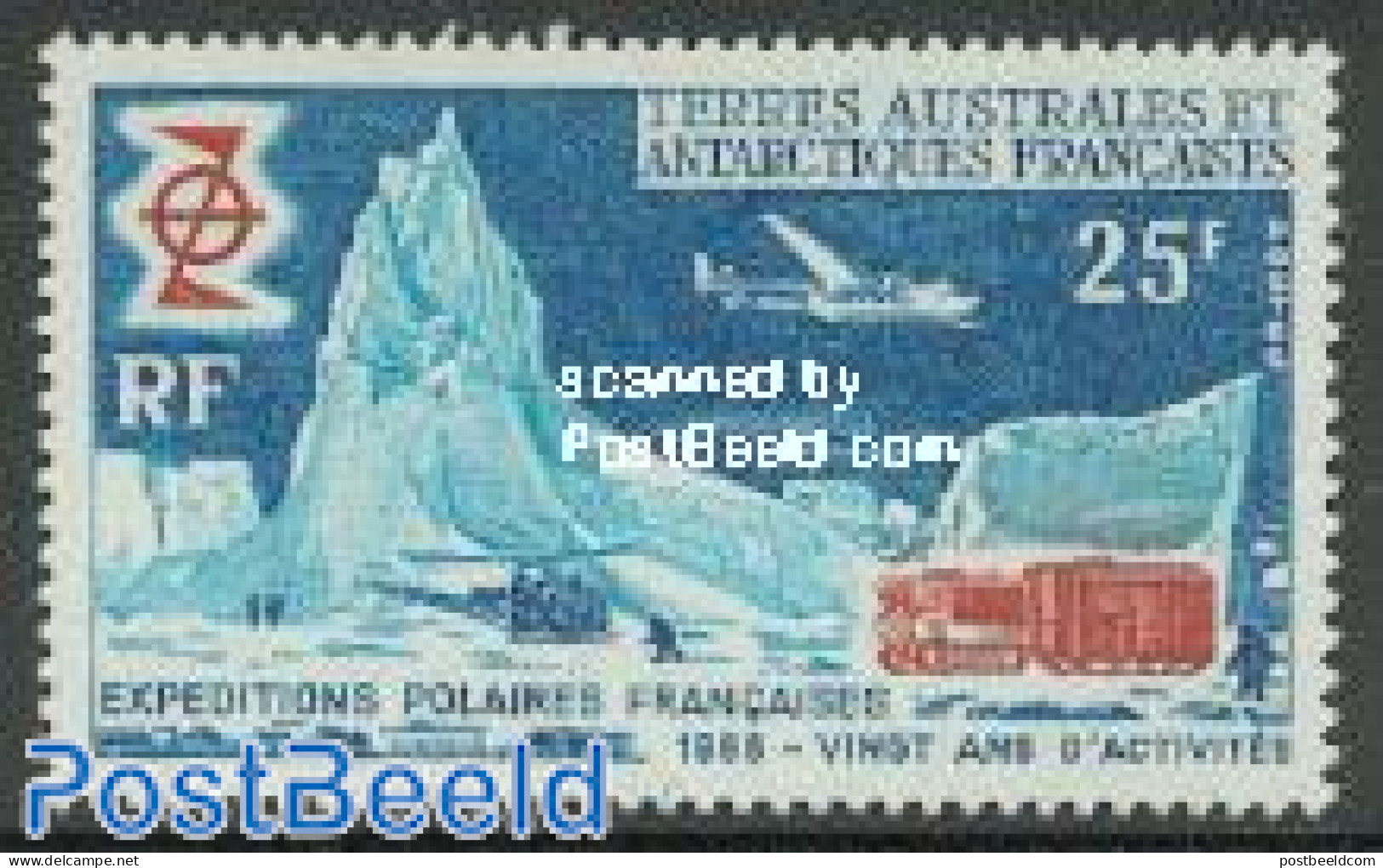 French Antarctic Territory 1969 Polar Expeditions 1v, Mint NH, Science - Transport - Various - The Arctic & Antarctica.. - Ungebraucht