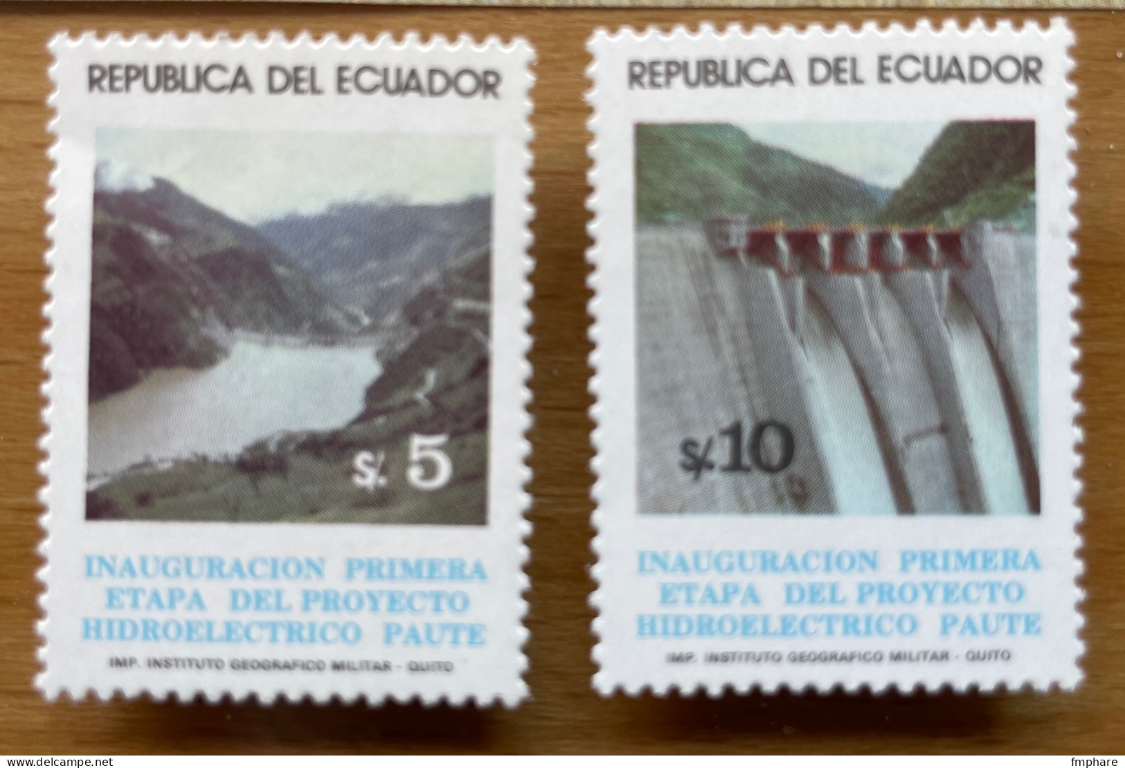 DAM Barrage Dams Staudämme Stuwdammen EQUATEUR ECUADOR 1983 NEUF** MNH - Ponts