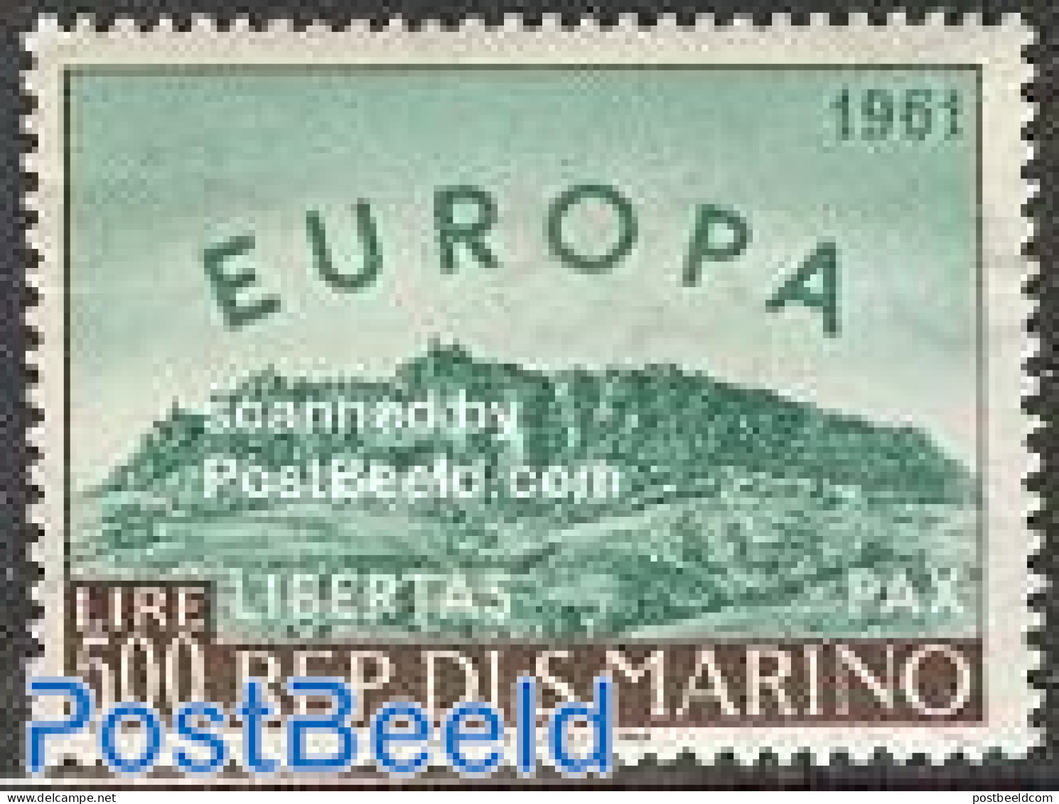 San Marino 1961 Europa 1v, Mint NH, History - Europa (cept) - Unused Stamps