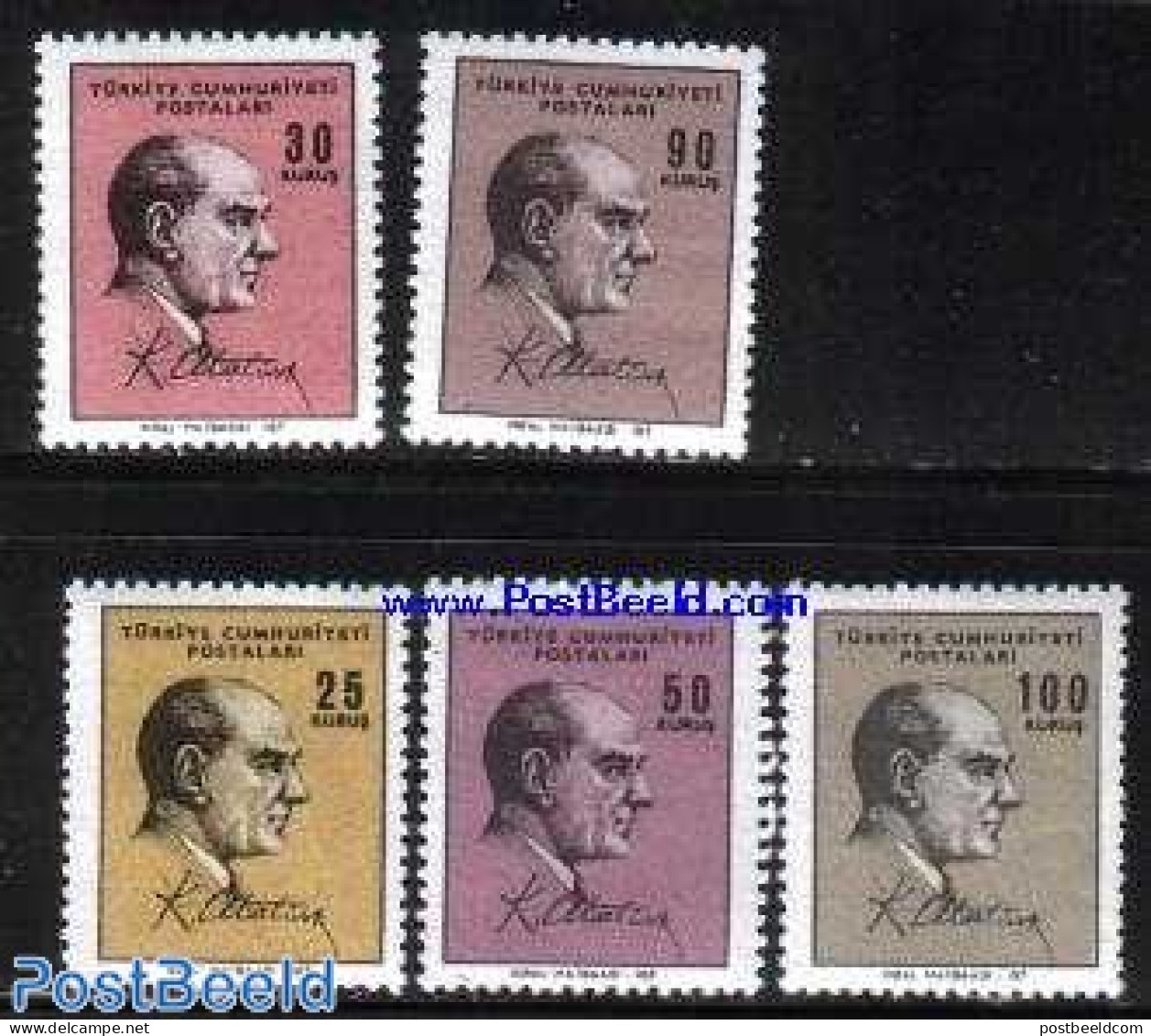 Türkiye 1966 Definitives 5v, Mint NH, History - Politicians - Sonstige & Ohne Zuordnung