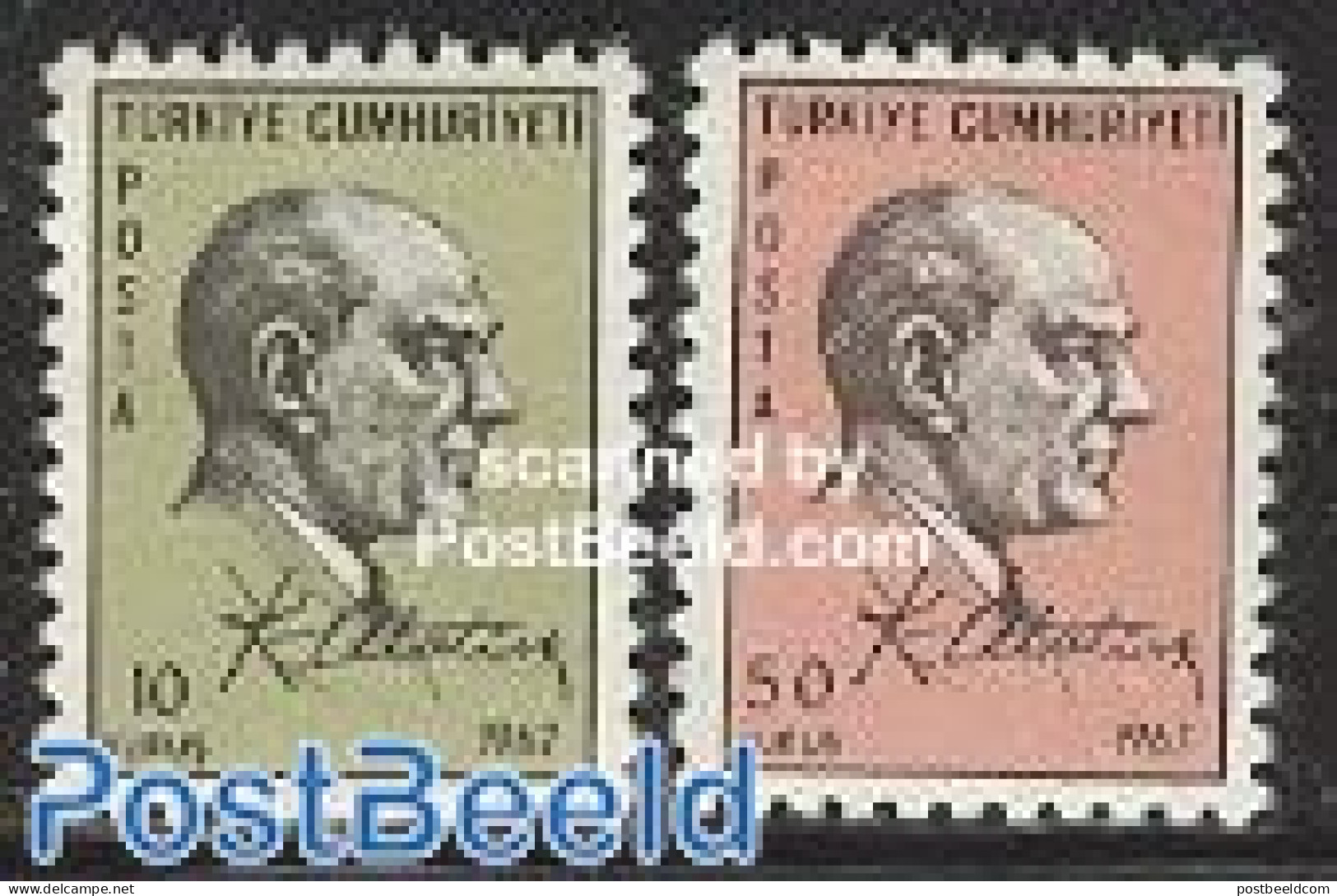 Türkiye 1967 Ataturk 2v, Mint NH - Other & Unclassified