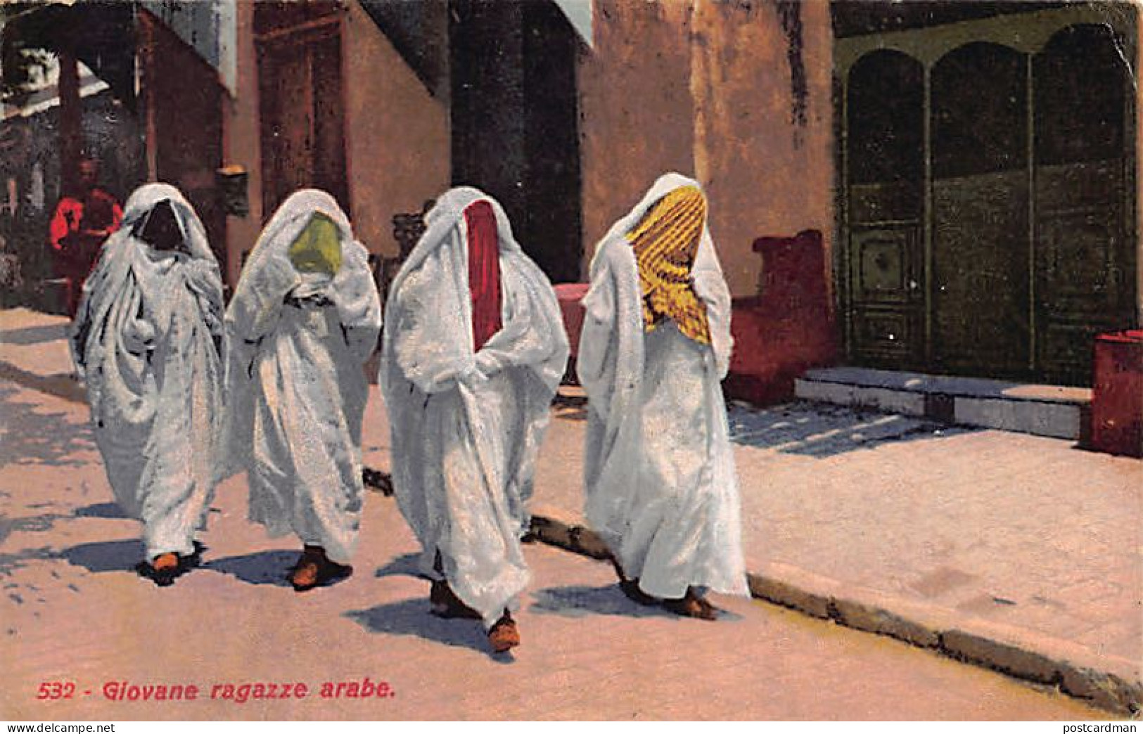 Tunisie - Giovane Ragazze Arabe - Jeunes Filles Arabes - Ed. Lehnert & Landrock 532 - Tunesië