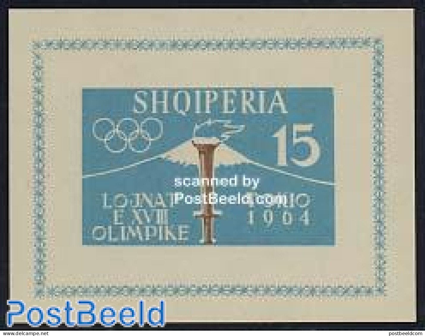 Albania 1962 Olympic Games Tokyo Imperforated S/s, Mint NH, Sport - Olympic Games - Albania