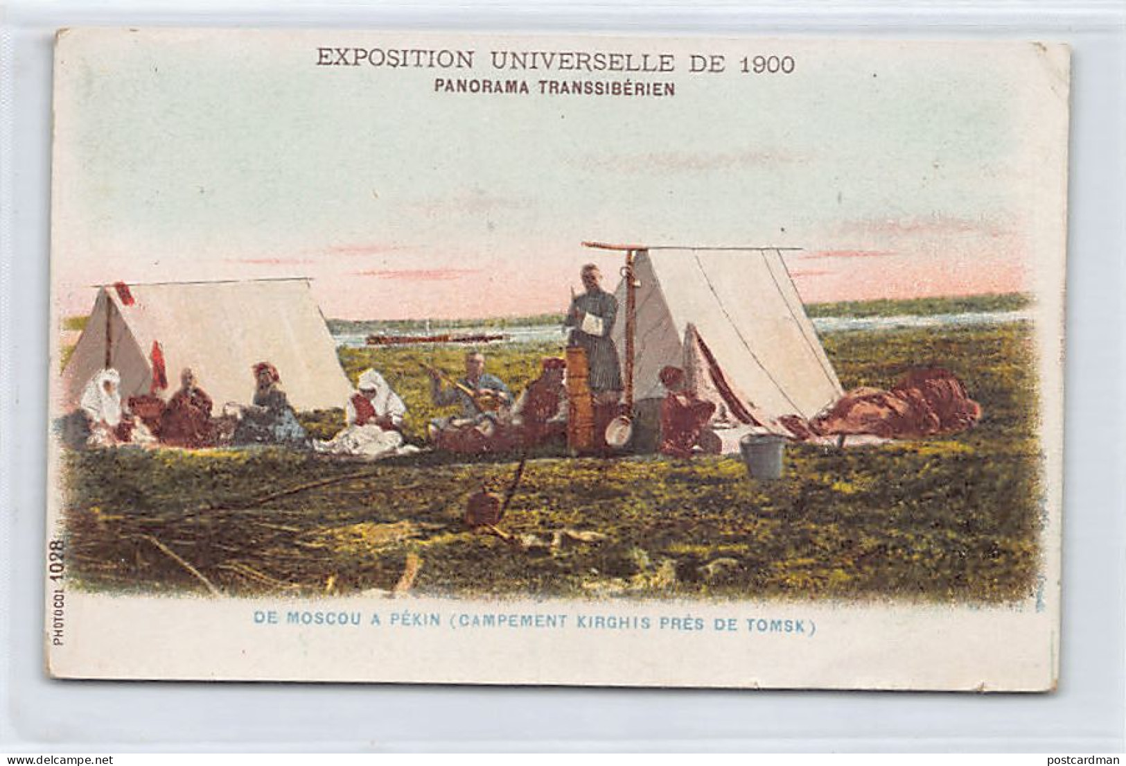 Kyrgyzstan - Kyrgyz Camp Near Tomsk, In Russia - Universal Exhibition In Paris 1900 - Kirgisistan
