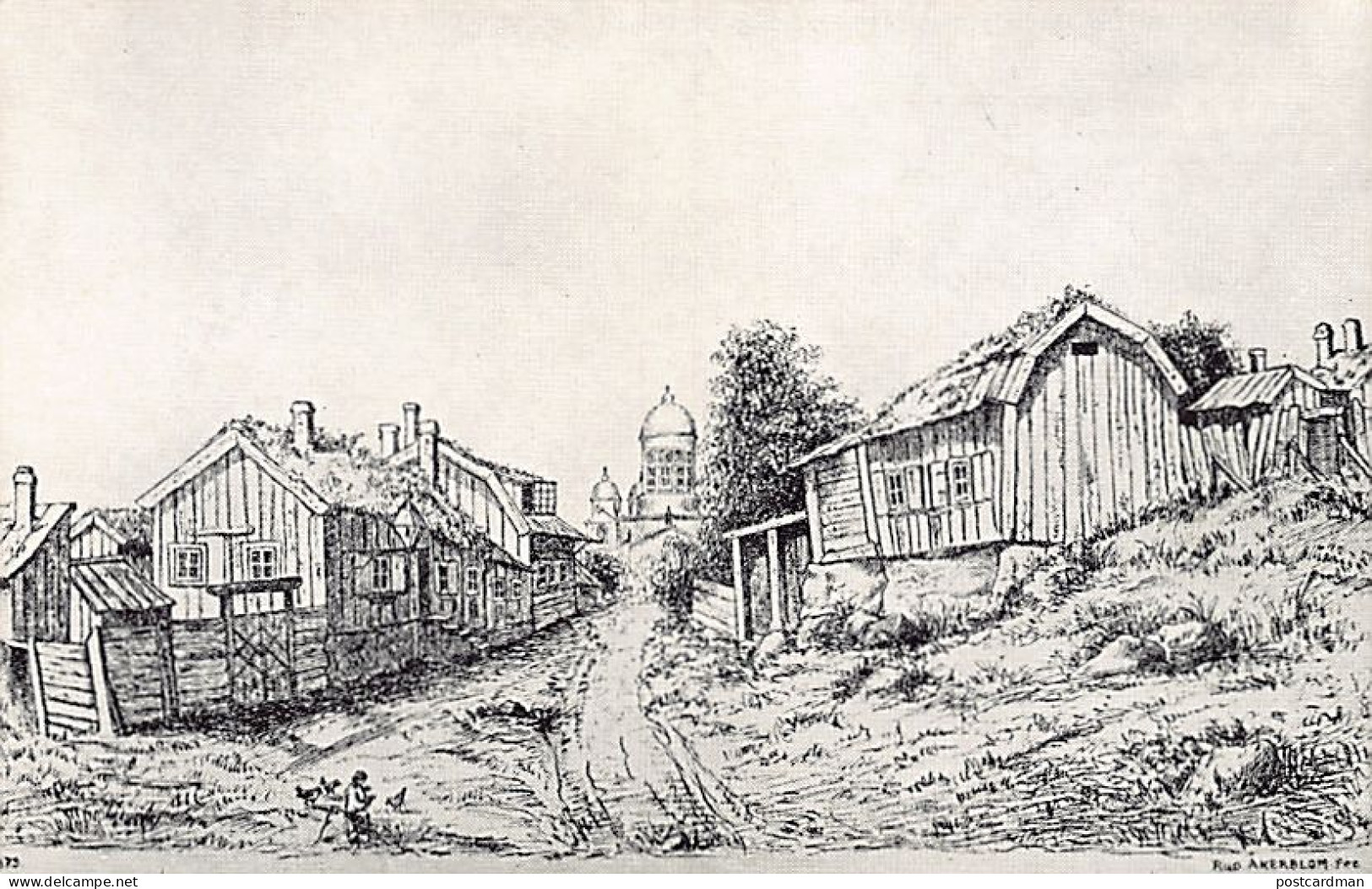 Finland - Helsinki - Katajanokka - R. Akerblomin Piiroksen Mukaan 1873 - Publ. H - Finlande