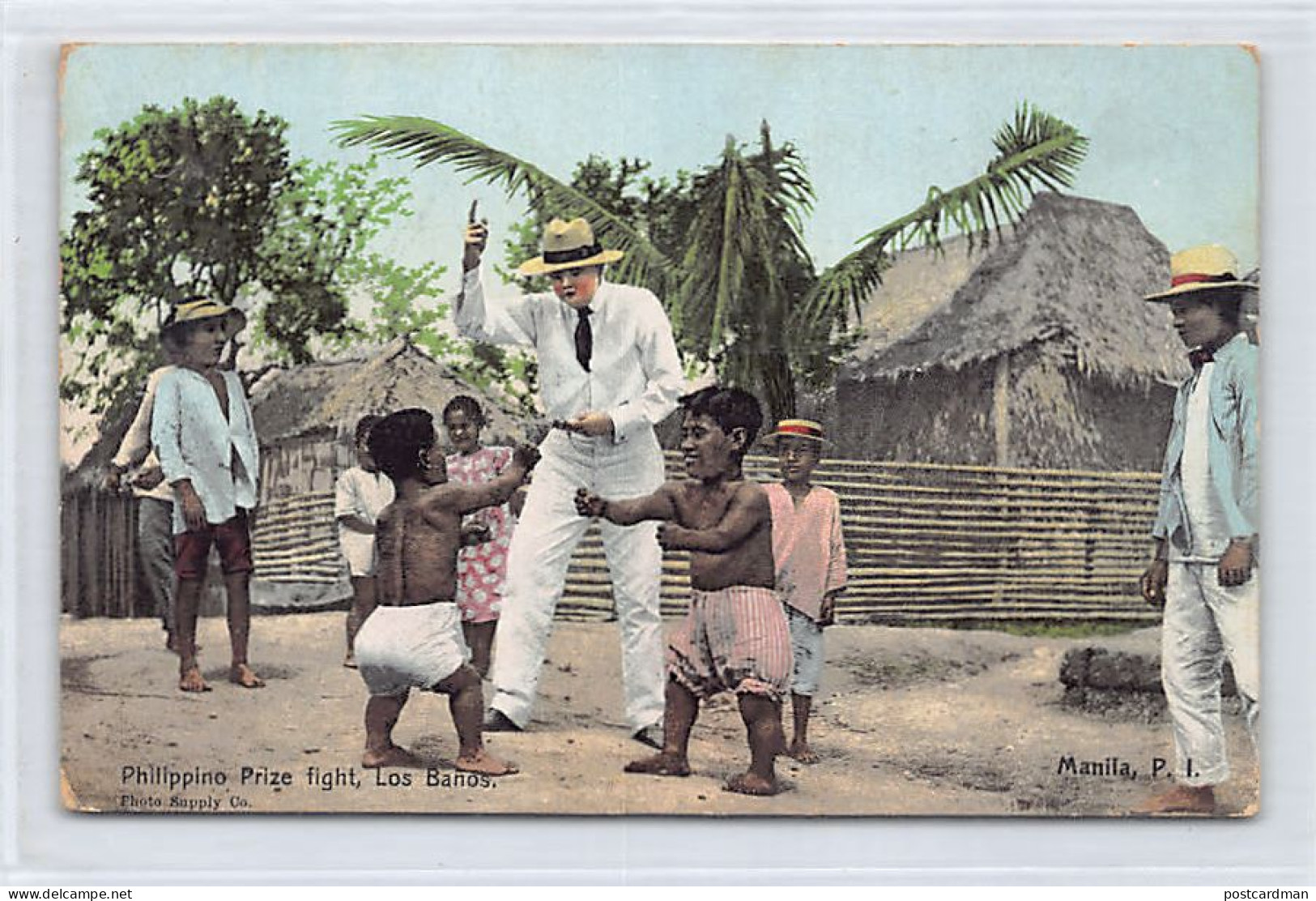 Philippines - LOS BANOS - Dwarf - Philippino Prize Fight - Publ. Photo Supply Co.  - Philippines