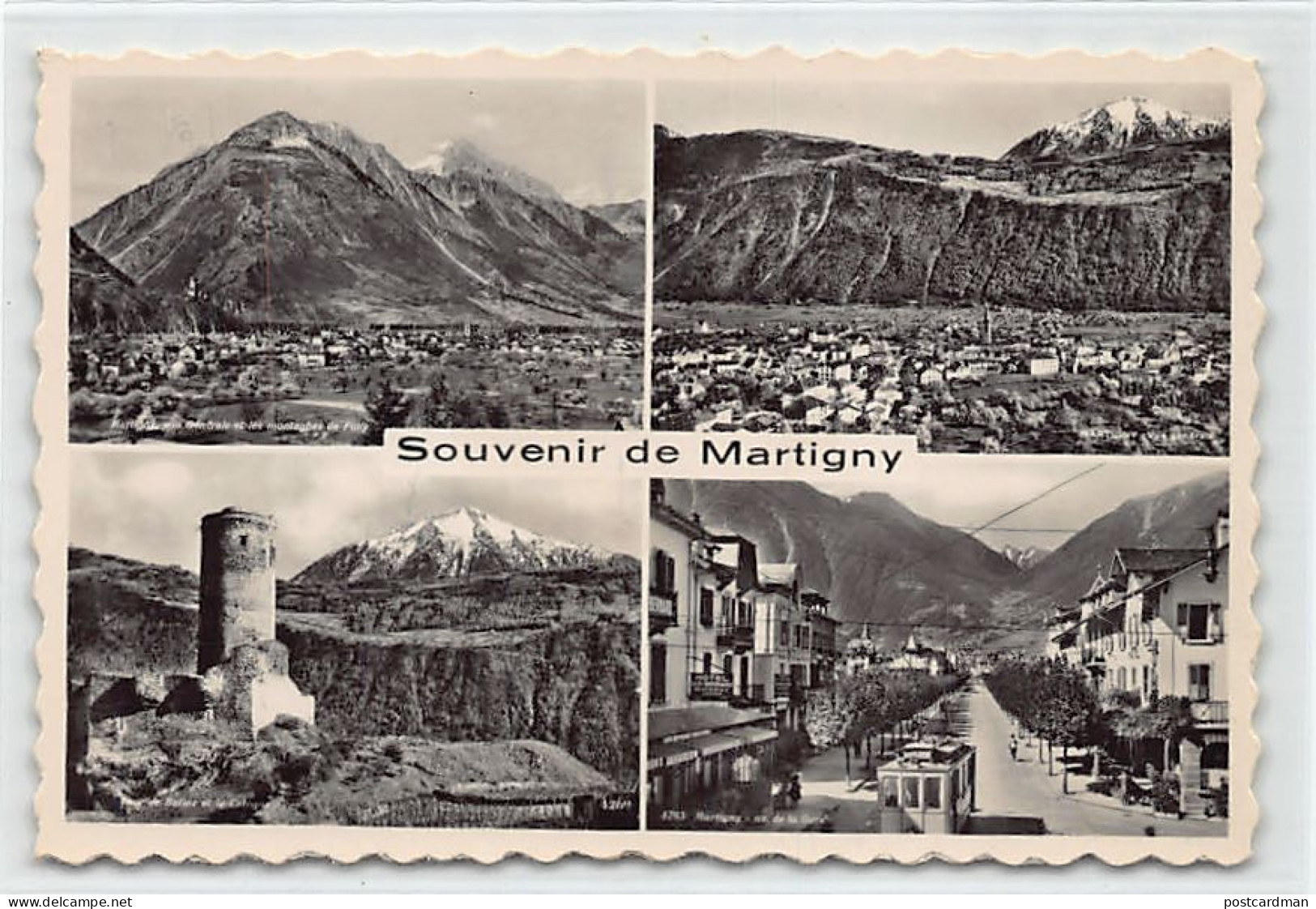 MARTIGNY (VS) Carte Multi-Vues - Ed. Sartori  - Martigny