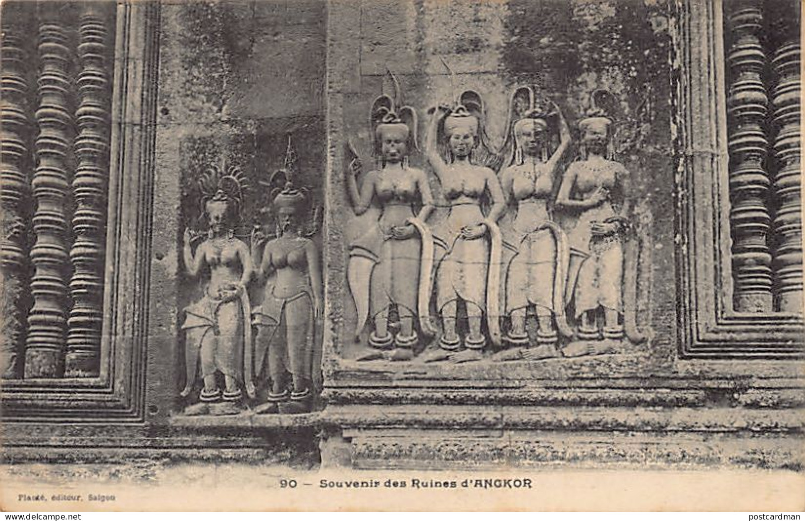 Cambodge - Souvenir Des Ruines D'Angkor - Ed. Planté 90 - Camboya