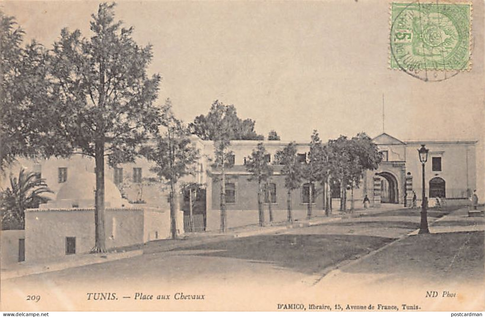 Tunisie - TUNIS - Place Aux Chevaux - Ed. ND Phot. Neurdein 209 - Tunisie