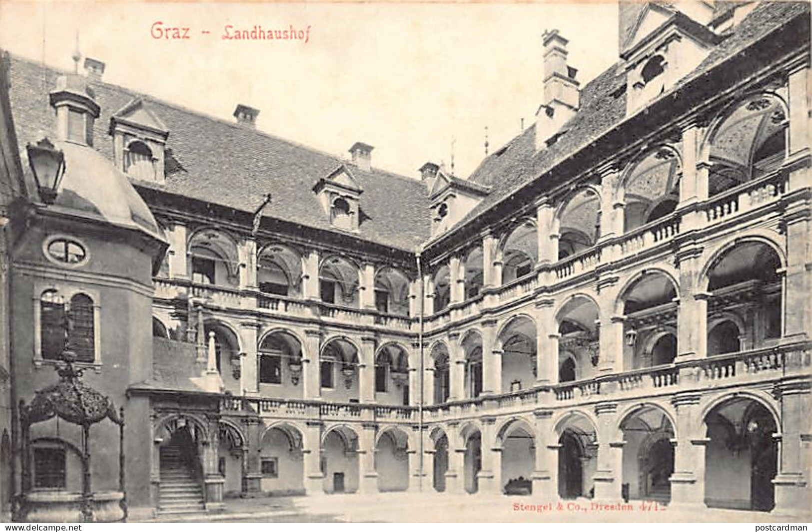GRAZ (ST) Landhaushof - Verlag Stengel & Co. 4712 - Graz