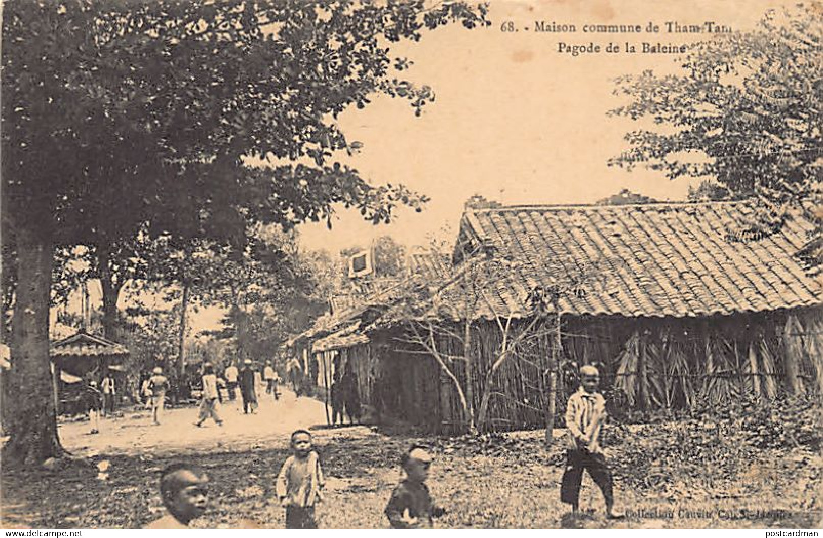 Vietnam - Maison Commune De Tham-Tant - Pagode De La Balein - Ed. Cauvin 68 - Vietnam