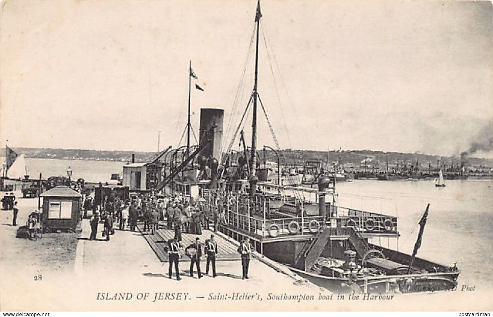 Jersey - ST. HELIER - Sputhampton Boat In The Harbour - Publ. ND Phot. Neurdein 28 - Other & Unclassified