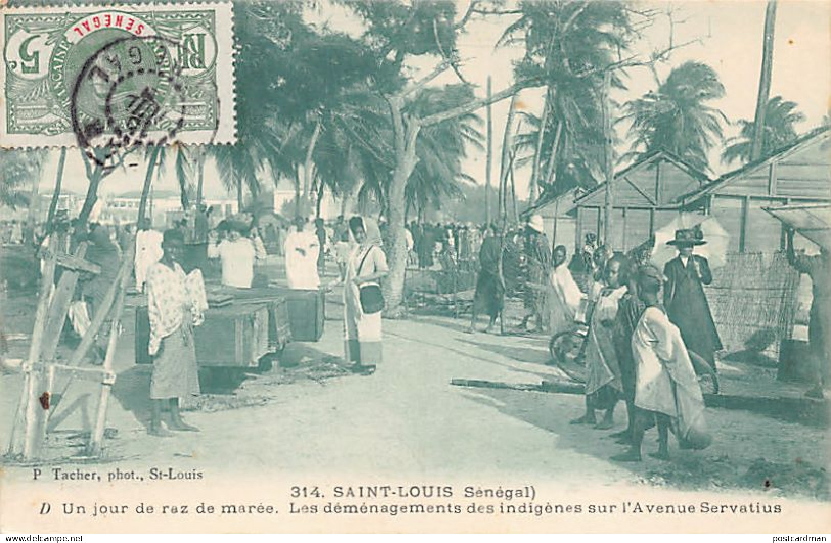 Senegal - SAINT LOUIS - Un Jour De Raz De Marée - Ed. Tacher 314. - Sénégal
