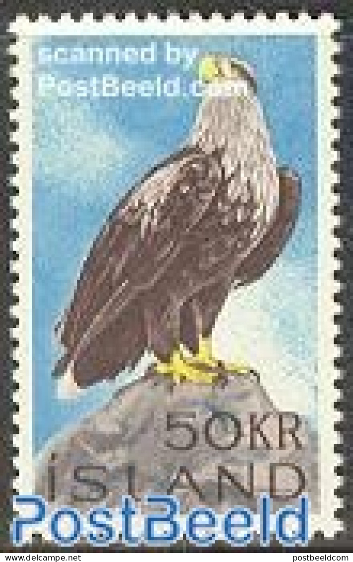 Iceland 1966 Sea Eagle 1v, Mint NH, Nature - Birds - Birds Of Prey - Neufs