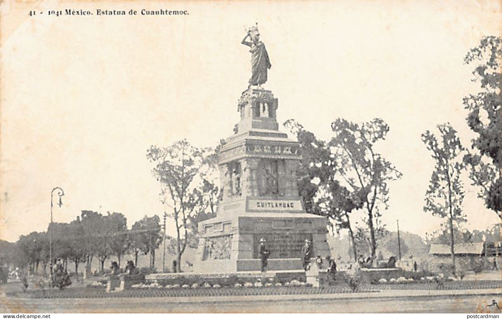 CIUDAD DE MÉXICO - Estatua De Chaûltepec - Ed. F. Martin 41 - Mexique