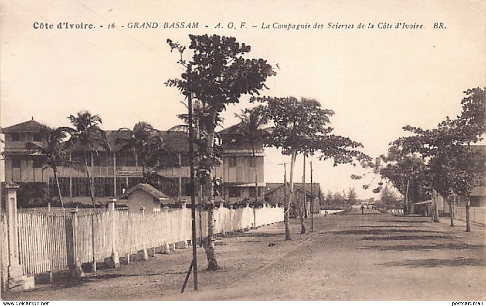 Côte D'Ivoire - GRAND BASSAM - La Compagnie Des Scieries De La Côte D'Ivoire - Ed. Bloc Frères 16 - Elfenbeinküste