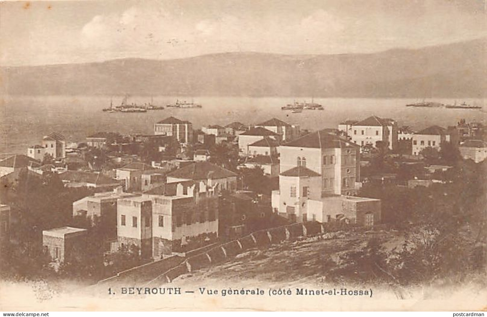 Liban - BEYROUTH - Vue Générale (côté Minet El Hosn) - Ed. Aux Cèdres Du Liban - Michel I. Corm & Cie 1 - Liban