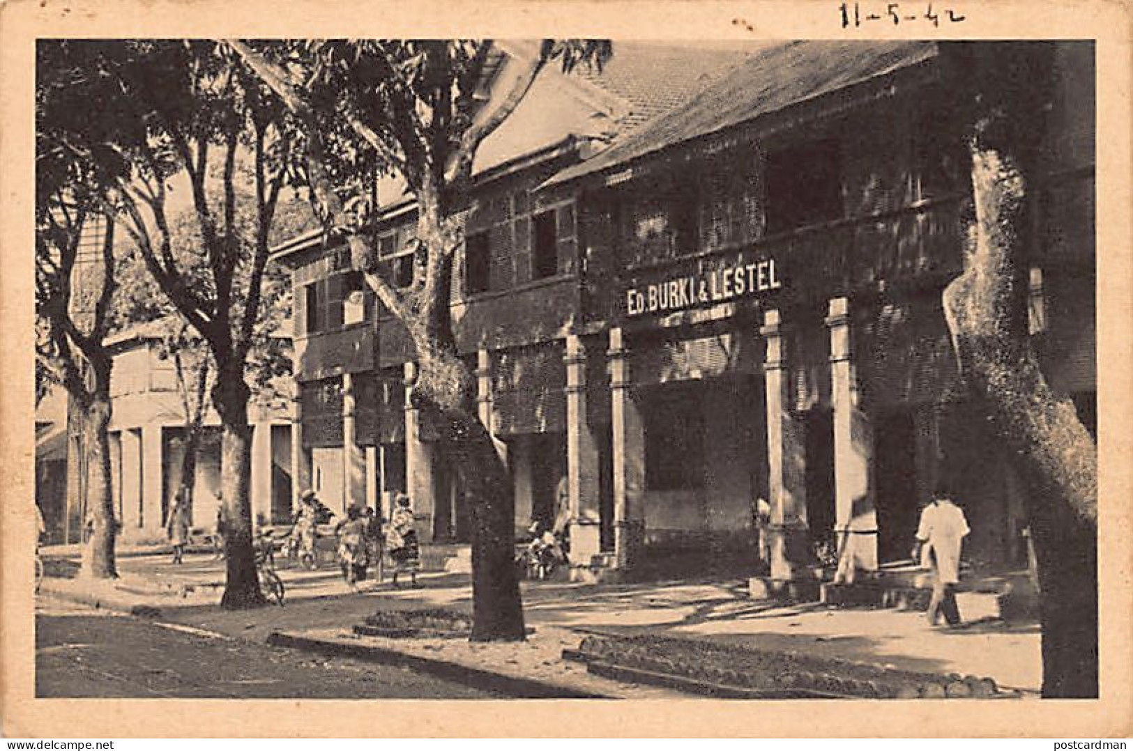 Guinée - CONAKRY - Magasin Ed. Burki & Lestel, Rue Du Commerce - Éditeurs De Cartes Postales - Ed. Burki-Lestel - Guinée