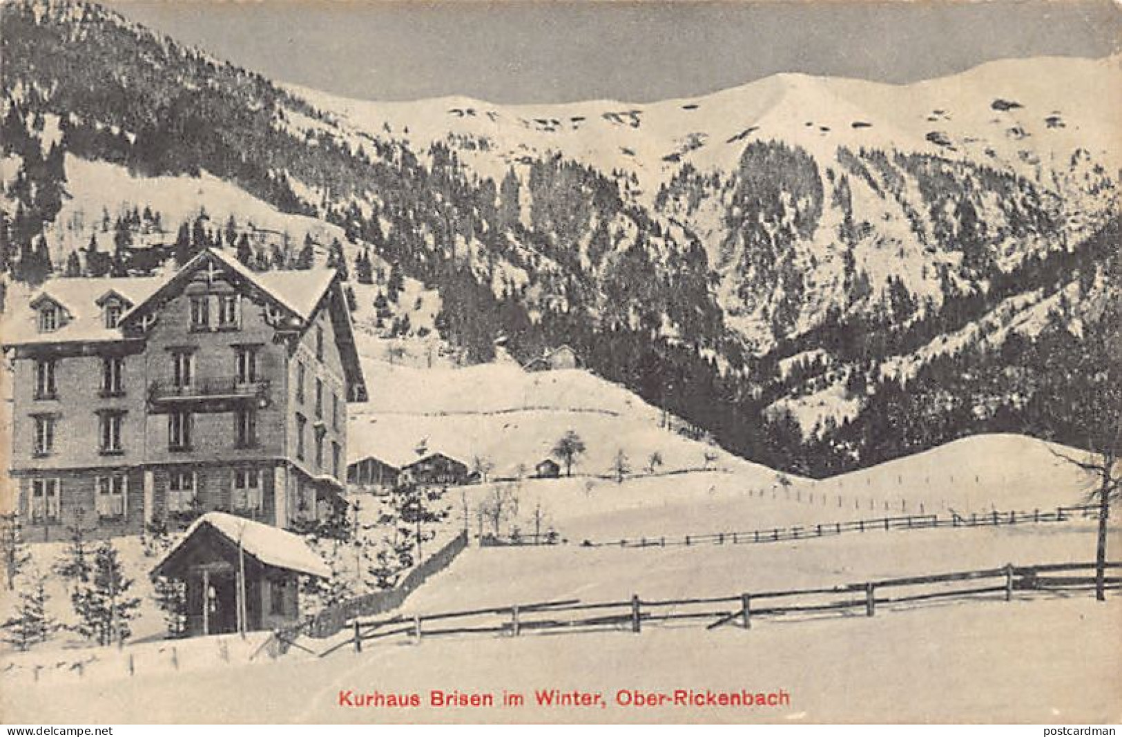 WOLFENSCHIESSEN (NW) Kurhaus Brisen Im Winter - Verlag Unbekannt  - Wolfenschiessen