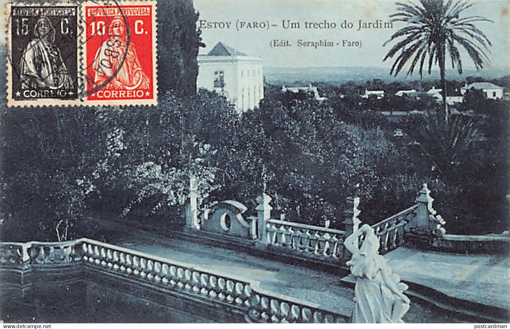 Portugal - ESTOY (Faro) - Um Trecho Do Jardim - Ed. Seraphim  - Andere & Zonder Classificatie