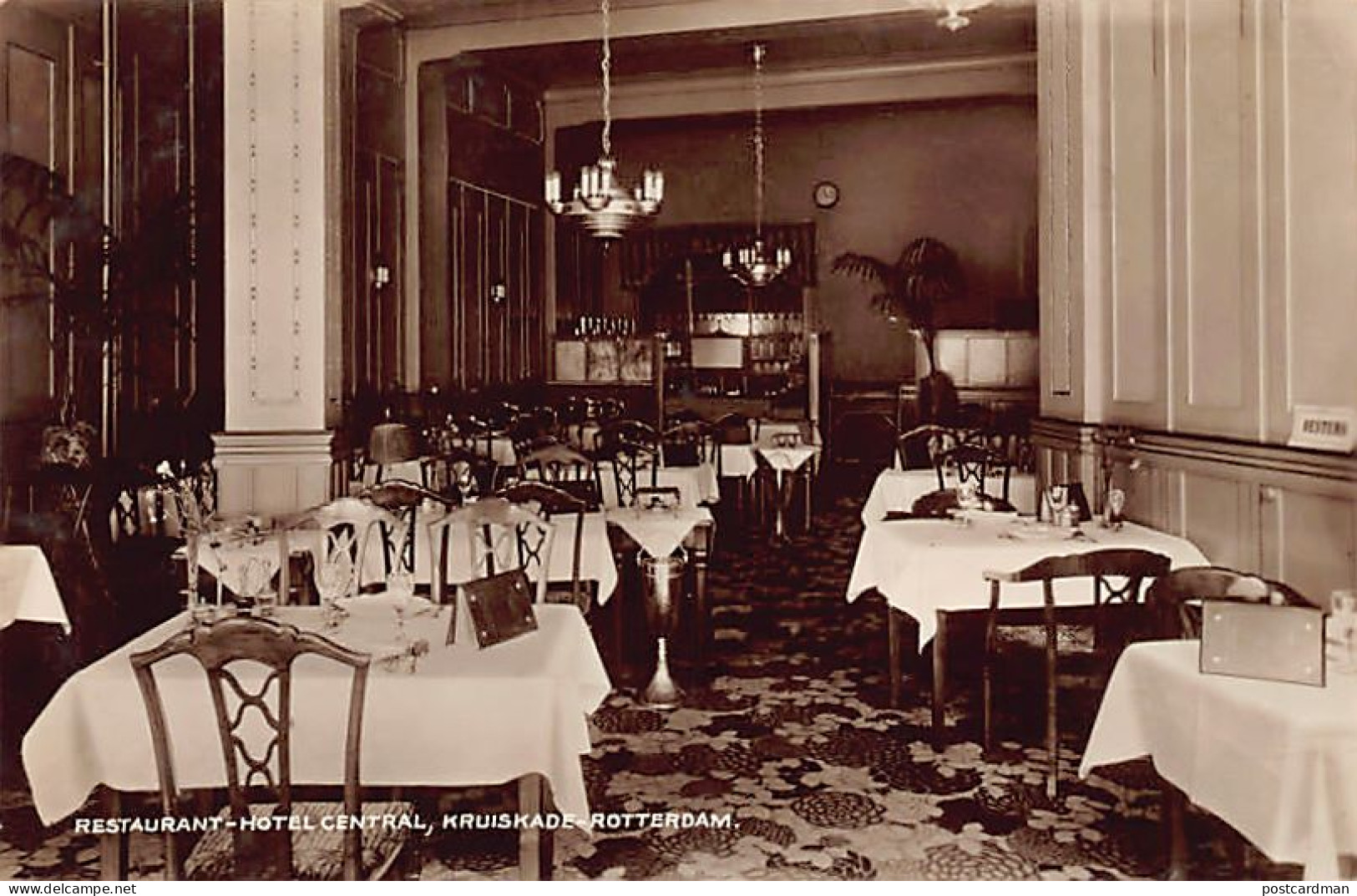 ROTTERDAM - Restaurant - Hotel Central - Kruiskade - Uitg. S. Sealtiël  - Rotterdam