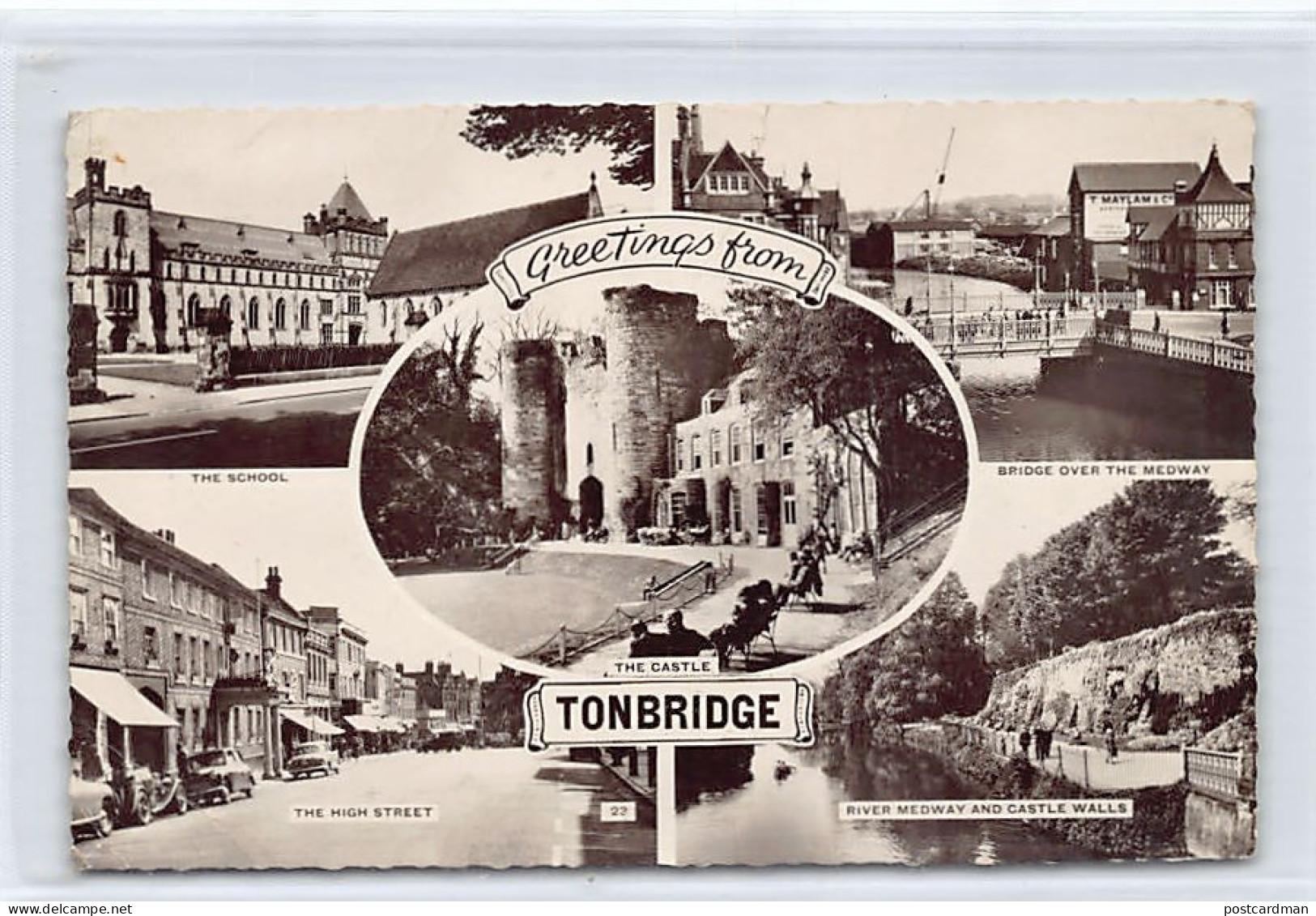England - Kent - TONBRIDGE Greetings From Tonbridge - Other & Unclassified