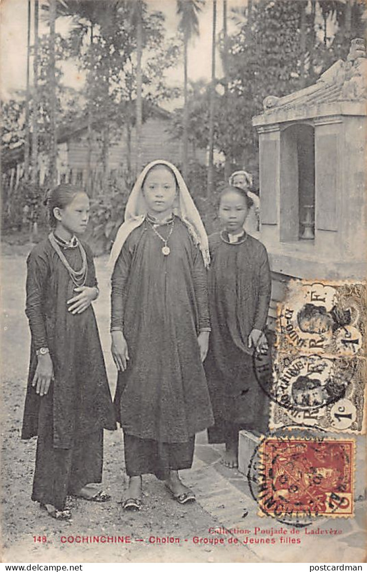 Viet-Nam - CHOLON - Groupe De Jeunes Filles - Ed. Poujade De Ladevèze 148 - Vietnam