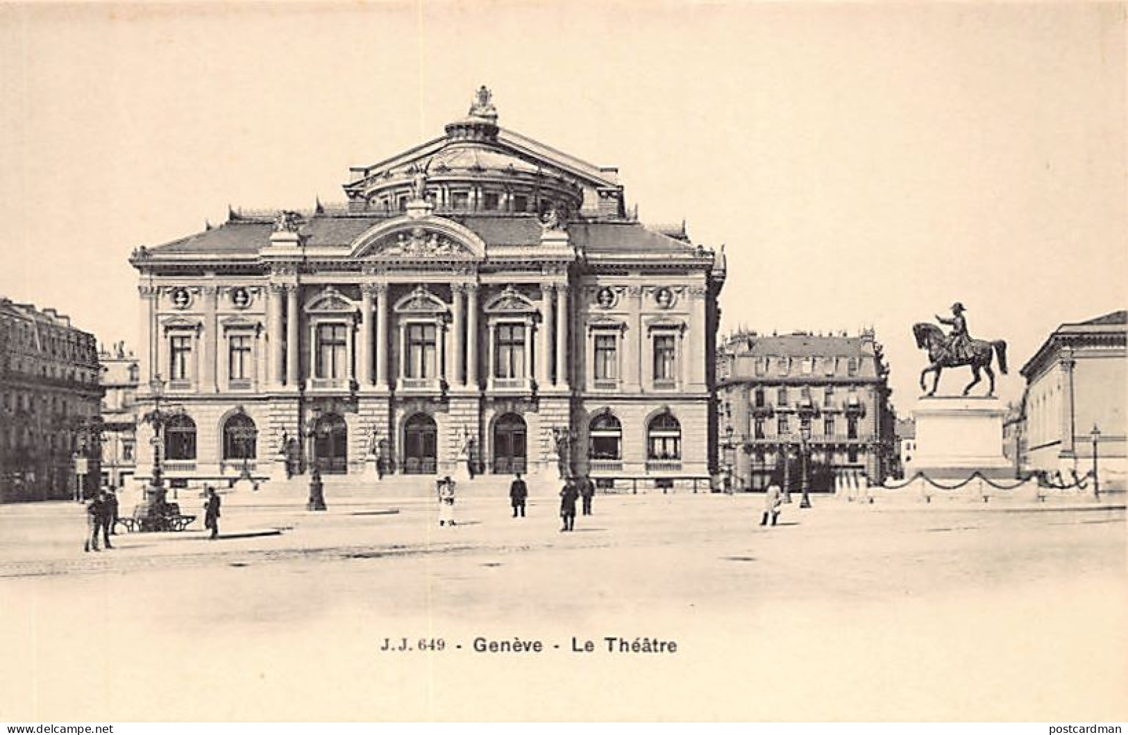 GENÈVE - Le Théâtre - Ed. J.J. Jullien 649 - Genève
